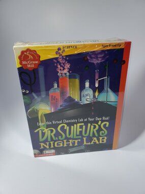 Dr. Sulfur's Night Lab PC Windows 95 CD-ROM Mcgraw Hill 1996 - Vintage Virtual